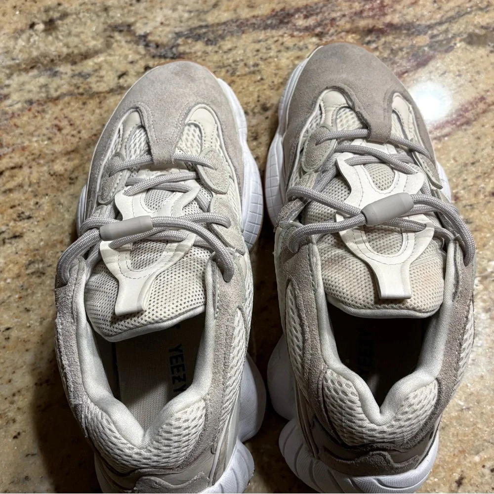 Yeezy 500 Bone/white Adidas Sneakers - Picture 8 of 8